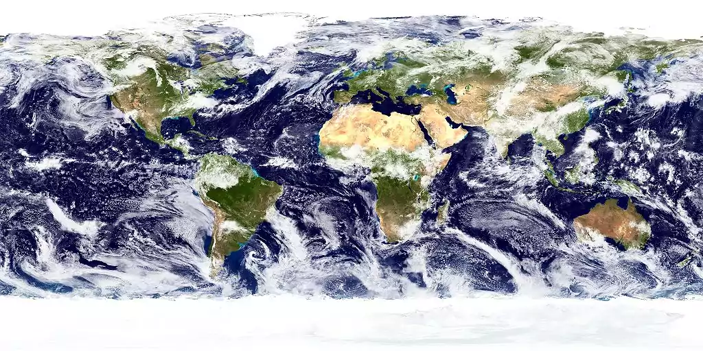 Remote sensing collects data via sensors on satellites, aircraft, or drones to revolutionize our understanding of the planet & research across fields. /articles/Satellite-Remote-Sensing-Strategic-Technological-and-Economic-Aspects/1024px-Land_ocean_ice_cloud_hires.webp