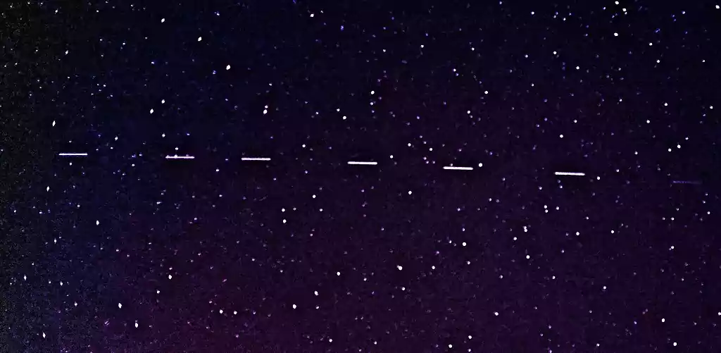 Some Starlink 6 satellites,